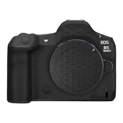 Camera Skin Wrap R5II Anti-Scratch Sticker Coat Vinly Protective Film Body Protector Decals Cover for Canon EOS R5 Mark II R5 II (Clouds Black) - color: Clouds Black