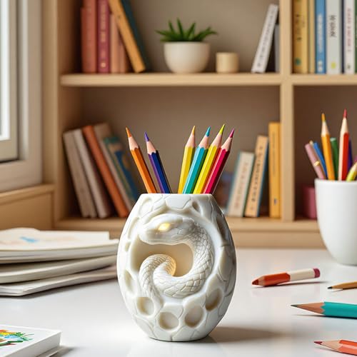 Snake Egg Epoxy Resin Molds Silicone, Animal Planters Candle Molds - color: Snake Egg Resin Mold
