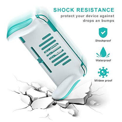 Grip Case for Nintendo Switch Lite,Hand Grips Handles Ergonomic Protective Case,Accessories Compatible with Nintendo Switch Lite (Green) - color: Green