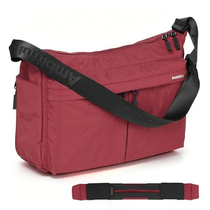AMBITFUL Camera Messenger Bag for Photographers Shoulder bag,9L Red - color: Red
