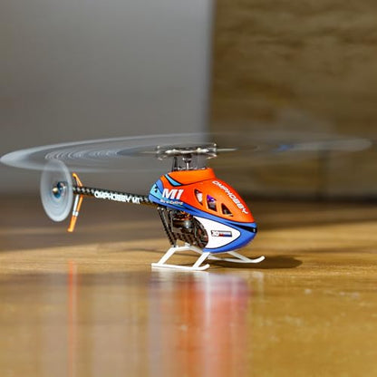 OMPHOBBY M1 V3 PRO BNF 100 Class 6CH Mini 3D RC Helicopter Yellow - color: Yellow