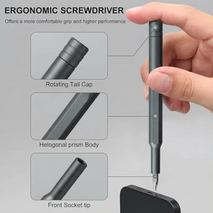 25-in-1 Precision Screwdriver Set, Magnetic Mini S2 Steel Repair Kit