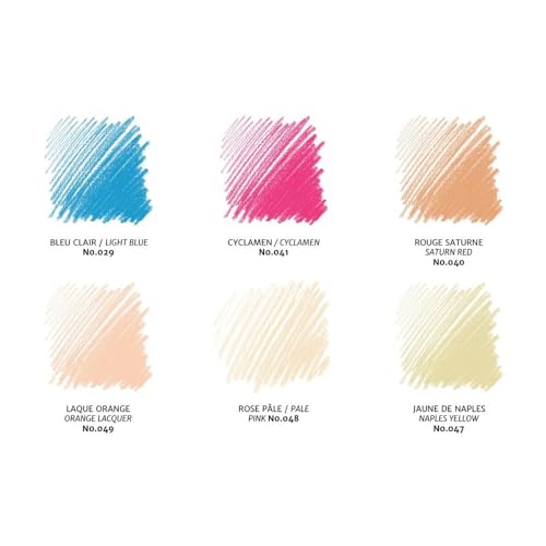 Conté à Paris Pastel Pencils with 6 Count Portrait Colors - style: artistic