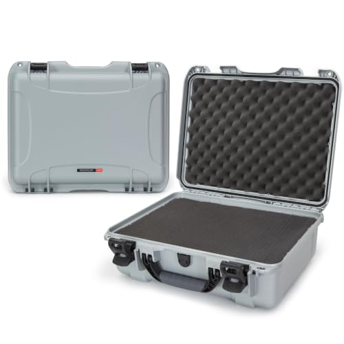 NANUK 930 Hard Case with Customizable Cubed Foam, Waterproof, Carry On - color: Silver, style: Cubed Foam