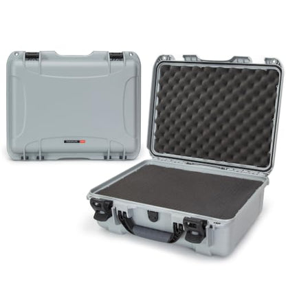 NANUK 930 Hard Case with Customizable Cubed Foam, Waterproof, Carry On - color: Silver, style: Cubed Foam