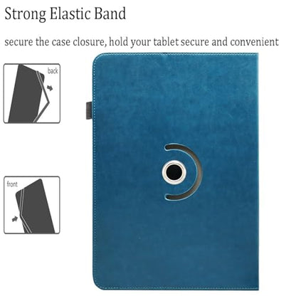 Universal 10 10.1 11 Inch Android Tablet Case Cover for 9.6-11 Inch Tablet - color: Peacock Blue