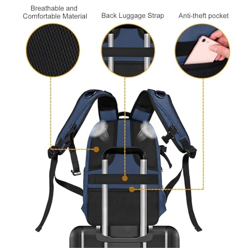 MOSISO Camera Backpack, DSLR/SLR/Mirrorless Photography Camera Bag - color: Steel Blue