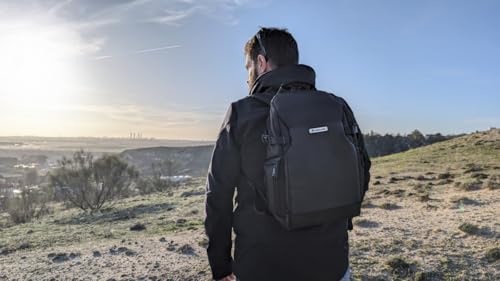 VANGUARD VEO Select 37BRM Camera Backpack - Black, Rear Access, Multi-Access, 9.7" Tablet Storage, Tripod Carry - color: Black, size: 37