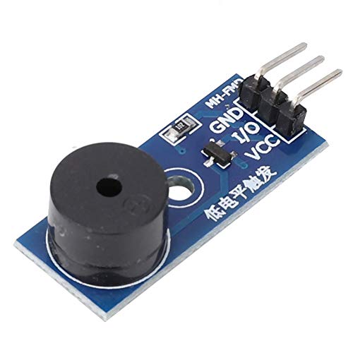 Passive Buzzer Module, 5 Pcs 3. 3-5V Passive Low Level Buzzer Frequency Controllable Sound Module with 3 Pin Control for Electronic Projects