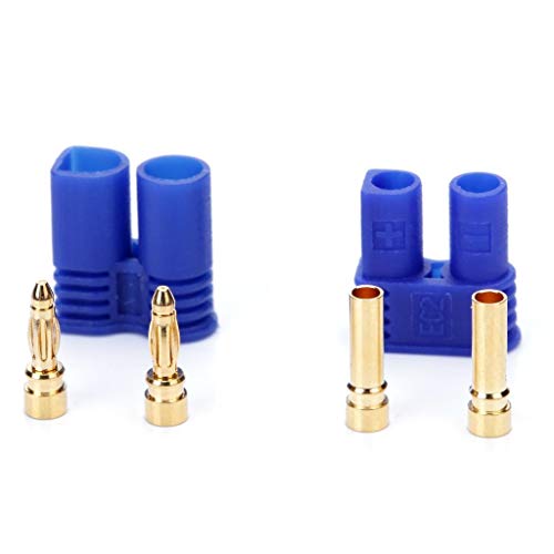 10 Pairs EC2 Connector Male Female RC 2MM Lipo Battery Connector Gold Bullet Plug