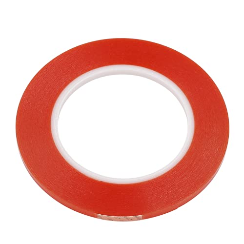 4mm x 25M (0.16" x 82ft) Clear Double Sided Strong Adhesive Tape - size: 4mm