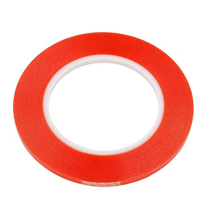 4mm x 25M (0.16" x 82ft) Clear Double Sided Strong Adhesive Tape - size: 4mm