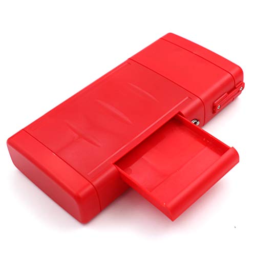 CUESOUL ANTIE Hard Dart Case, Holds 6 Steel/Soft Tip Darts & Extra Tips, Shafts & Flights, Durable Use - color: Solid Red