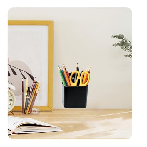 Septe 2Pcs Remote Control Holders Wall Mount, Self Adhesive TV Controller Holder, Wall Pen Holder Storage Box for Home Office (Black) - color: Black,2pcs