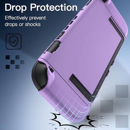 JETech Slim Dockable Case for Nintendo Switch 2, Light Purple - color: Light Purple
