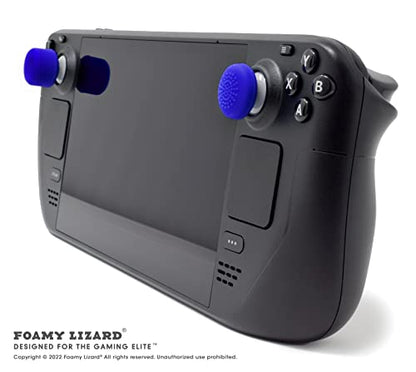 Foamy Lizard AceShot Raised Thumb Grips for Xbox One & Steamdeck, Blue - color: Blue