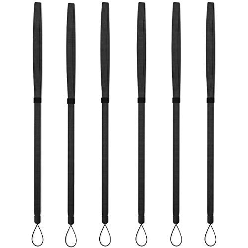 AMUU Lanyards Adjustable Black 6pcs for Walkie-Talkie,Cruise,Keys,Pen - color: 6 Pack Black Lanyard