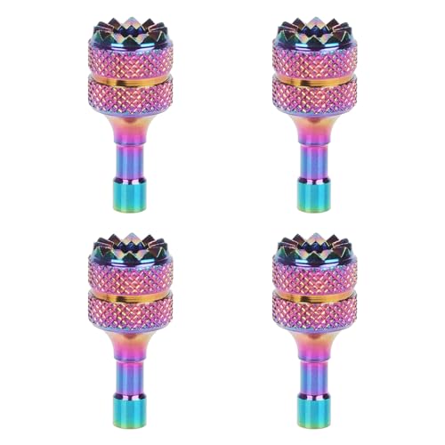 3 Pro/4 Pro Control Sticks, 4pcs Detachable Aluminum Alloy Drone Joysticks for DJI Mini 3/Mini 3 Pro/Mini 4 Pro/Air 3 /Mavic 3 Pro RC & RC 2 Remote Controller Replacement Accessories (Colorful) - color: Colorful
