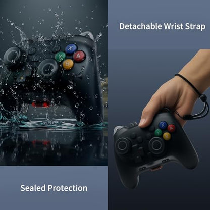 PERFECTSIGHT Switch Pro 2 Controller Protective Case, Cute Cat Ear Hard Shell Joystick Protector Cover, Heavy Duty Switch Accessory Protective Cover Travel Stroage - Black - color: Black for Switch 2