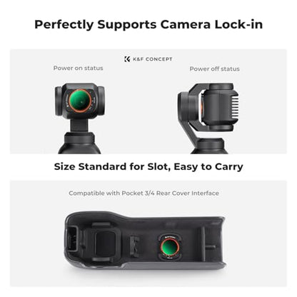 K&F CONCEPT Magnetic VND2-32 Filter Compatible with DJI Osmo Pocket 4/3 - style: ND2-32