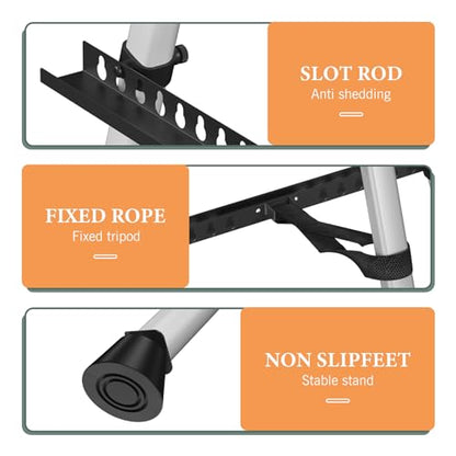 Art Painting Easel Stands, Adjustable Display Tripod Artist Sign Easels - style: Silver-2pack
