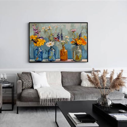 Paintcolor Flowers Paint by Numbers for Adults Beginners - color: daisy