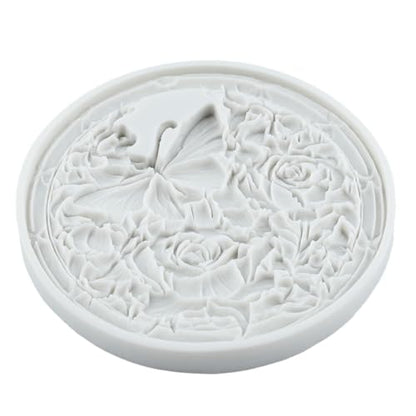 Butterfly Flower Silicone Mold Butterfly Rose Polymer Clay Molds - color: Style F