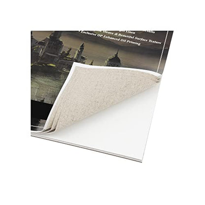 Centurion Deluxe Oil Primed Linen Pad 9"x12" - size: 9 x 12 inches