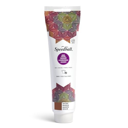 Speedball 003576 Fabric Block Printing Ink - color: Brown, size: 5 fl oz