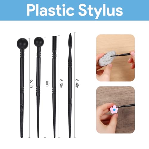 NYTGAH 42 PCS Air Dry Clay Tools, Practical Polymer Clay Sculpting Tools Kit for Adults, Pottery Clay Kit for Dotting, Carving, Drawing, Molding, Modeling, Shaping
