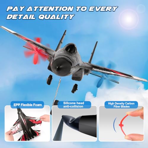 SU27 RC Fighter 6-Axis Gyro RTF Upgraded Plane 2 Batteries - color: Black Su27