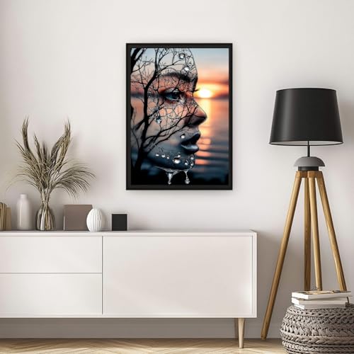 Abstract Diamond Art Kits for Adults,5D Landscape Diamond Painting Kits - color: HS012-1