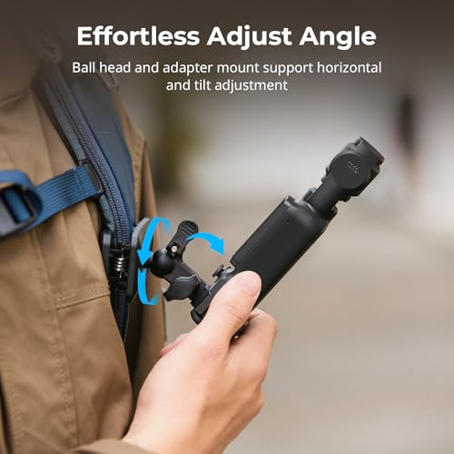 SMALLRIG Magnetic Backpack Strap Clip Mount w Cage for DJI Pocket 4P 4 3 - style: Clip Mount (for Pocket 4/3)