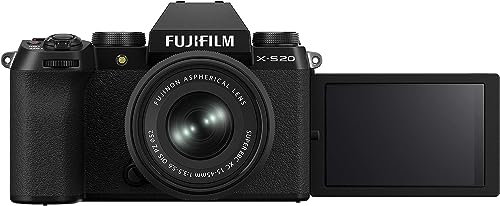 FUJIFILM X-S20 Mirrorless Camera with 15-45mm Lens & 4K Monitor Bundle