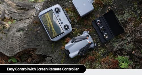 DJI Mini 5 Pro Drone Fly More Combo with RC 2 Controller (With Screen) Folding Drone with 4K Video, 36 Mins Flight Time, 4 Batteries Bundle with 128GB Memory Card + Pilot Kit