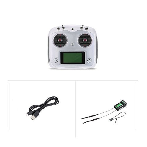 BODAJING Flysky FS-I6S 10ch 2.4G AFHDS 2A RC Transmitter Control w/FS-iA6B Receiver for RC Drone Quadcopter