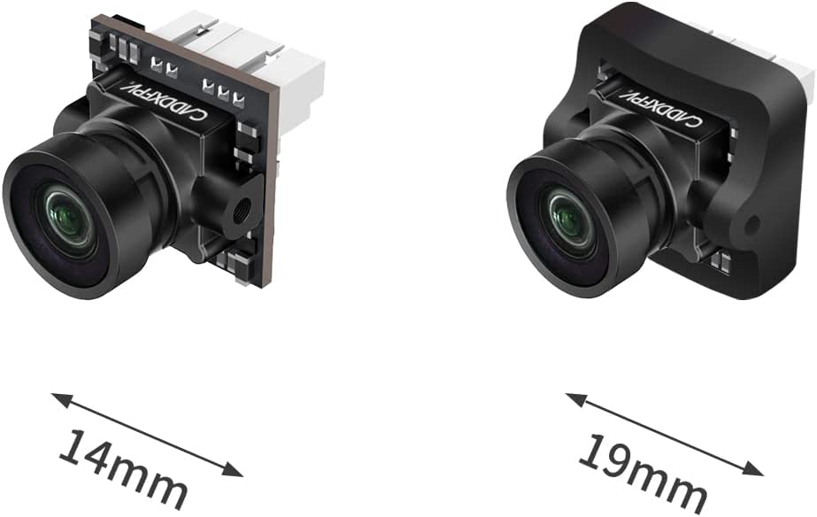 SoloGood Caddx Ant FPV Camera 1200TVL Global WDR OSD 1.8mm Nano FPV Camera 16:9 NTSC PAL for RC FPV Cinewhoop Tinywhoop Drone - color: Black 16:9