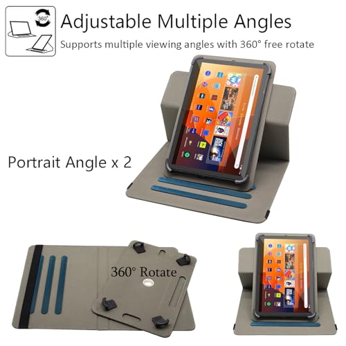 Universal 10 10.1 11 Inch Android 16 15 Tablet Case Cover - color: 04 Peacock Blue