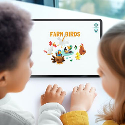 HEY CLAY Colorful Air Dry Clay Kit for Kids Modeling Gift Age 3+ (6 cans) - color: Farm Birds: Chick, Turkey, Rooster
