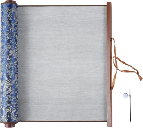 Reusable Calligraphy Cloth, Water Painting Board, Professional Water Painting pad, Magic Painting Graffiti pad, Suitable for Student Beginners to Practice, New Year Gift (Blue) - color: Blue