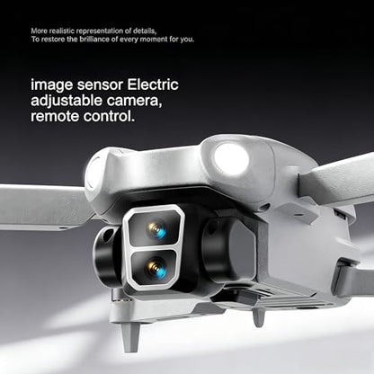 Drone with Camera for Adults & Beginners, FPV Foldable Drone with Brushless Motor, Mini RC Quadcopter for Teen Beginners, Optical Flow Hover, 2 Batteries