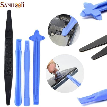 22-in-1 Precision Electronics Repair Opening Pry Tools Kit - Metal & Plastic Spudger, ESD Tweezers & Ultra-Thin Disassembly Scraper Set for iPhone, iPad, Laptop, Xbox, Switch, Game Console