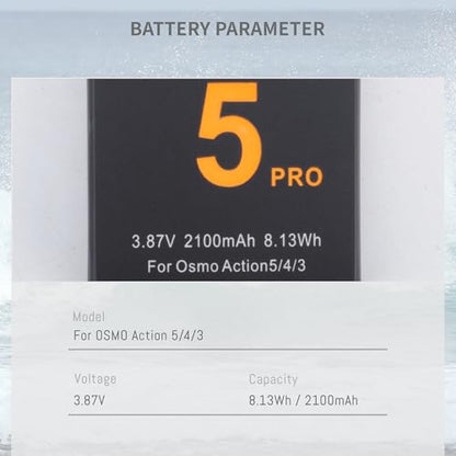Osmo Action 5 Pro/4/3 Battery 3-Pack Battery and 3-Channel Fast Charger Hub