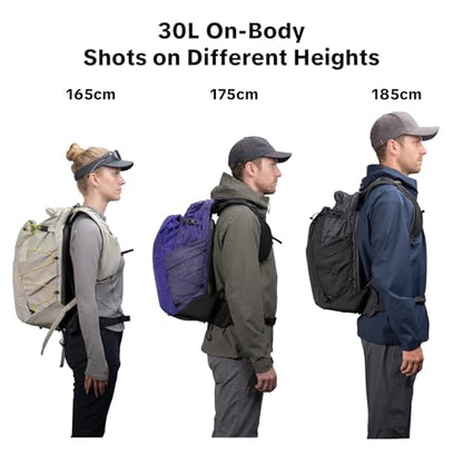PGYTECH OnePro Ultralight Camera Backpack 30L with 16" Laptop Sleeve - color: Space Black, size: 30L