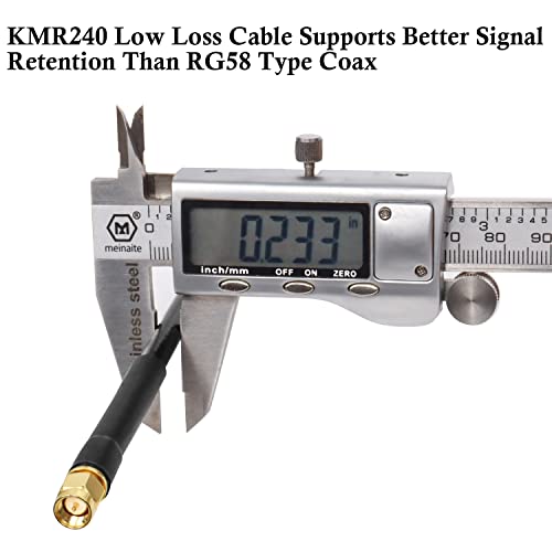 XRDS SMA 2FT Extension Coax Cable, SMA Male to Female 50 Ohm Low Loss - size: 2 FT