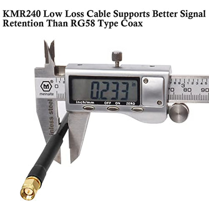 XRDS SMA 2FT Extension Coax Cable, SMA Male to Female 50 Ohm Low Loss - size: 2 FT