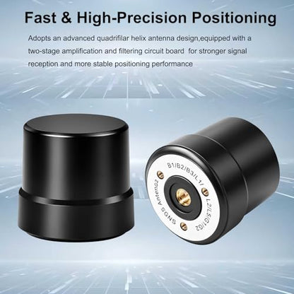 RTK GNSS Active Antenna High Precision Helix Positioning GPS GLONASS Beidou BDS Galileo UAV Four-Star Multi-Frequency High Gain SMA Connector Antenna, Slinkdsco