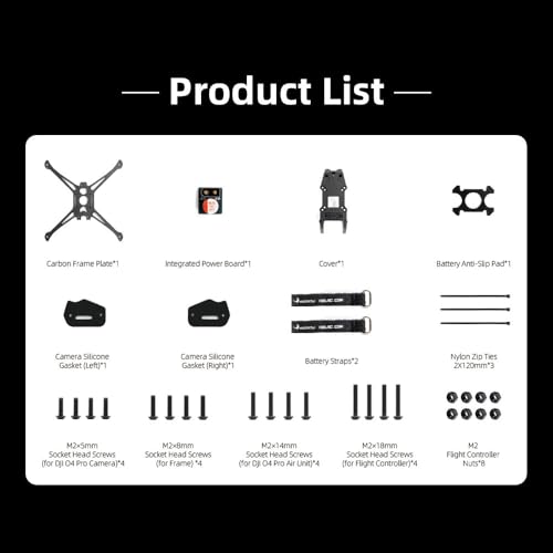 HGLRC Rekon 5 Lite Frame Kit 206mm for FPV Racing Drone Quad