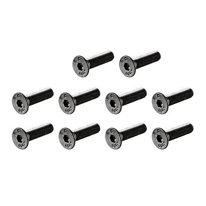 uxcell M3x12mm 10.9 Carbon Steel Countersunk Head Hex Socket Screw (Pack of 50) - size: M3x12mm