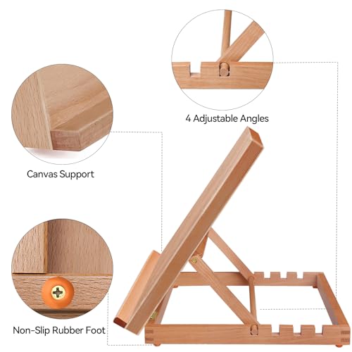 Miratuso Tabletop Easel Painting Easel, Art Drawing & Sketching Board - style: A3 Upgrade